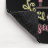 Ik ben Fancy naaigelvormig ontwerp Muismat (Hoek)