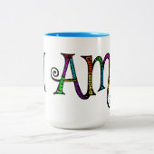 IK BEN fancy tweetonige mok (Center)