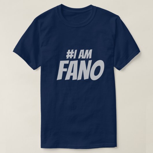 #Ik ben Fano T-shirt (Design voorkant)