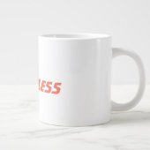 "Ik ben... Fearless" koffie-Mok Grote Koffiekop (Rechts)