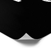 Ik ben Feelin Glued Funny Glue Pun Dark BG Poster (Hoek)