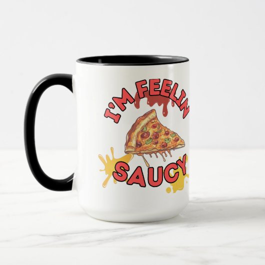ik ben fEELIN sAUCY cOFFE mok (Links)
