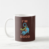 Ik ben feline goede blauwe bruine kat koffiemok (Links)