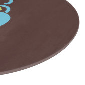 Ik ben feline goede blauwe bruine kat snijplank (Hoek)