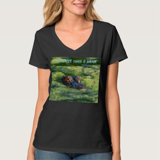 Ik ben felser dan een alligator t-shirt (Voorkant)