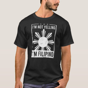 Ik ben Filippijns Filippijns Amerikaans T-shirt
