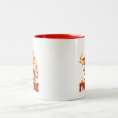 Ik ben Fine Burning Dragon Tweekleurige Koffiemok (Center)