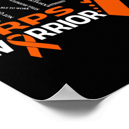 Ik ben Fine Corps Warrior Awareness Feather Poster (Hoek)