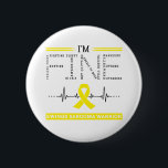 Ik ben Fine Ewings Sarcoma Warrior Ronde Button 5,7 Cm<br><div class="desc">Ik ben Fine Ewings Sarcoma Warrior Support Ewings Sarcoma Awareness Gifts</div>
