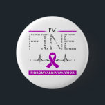 Ik ben Fine Fibromyalgia Warrior Ronde Button 5,7 Cm<br><div class="desc">Ik ben Fijne Fibromyalgia Warrior Ondersteuning Fibromyalgie Bewustmakingsgeschenken</div>