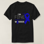 Ik ben Fine Huntington's Disease Warrior Awareness T-shirt (Design voorkant)