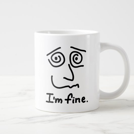 IK BEN FINE Jumbo Mok (Rechts)