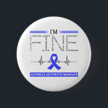 Ik ben Fine Juvenile Artritis Warrior Ronde Button 5,7 Cm<br><div class="desc">Ik ben Fine Juvenile Artritis Warrior Ondersteuning Juvenile Artritis Awareness Gifts</div>