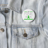 Ik ben Fine Liver Cancer Warrior Ronde Button 5,7 Cm (In situ)