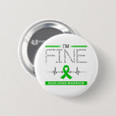 Ik ben Fine Scoliosis Warrior Ronde Button 5,7 Cm (Voorkant /achterkant)