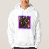 IK BEN FIRE CLASSIC BOLD SCHREEF HOODIE (Voorkant)