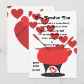 Ik ben Fondue Jij Kaart (Voorkant / Achterkant)