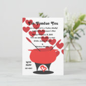 Ik ben Fondue Jij Kaart (Staand voorkant)