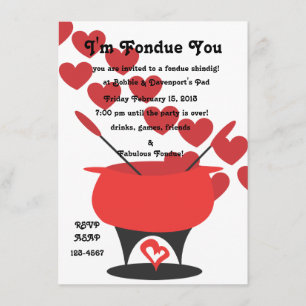 Ik ben Fondue Jij Kaart