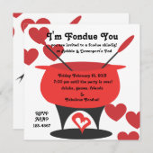 Ik ben Fondue Jij Kaart (Voorkant / Achterkant)