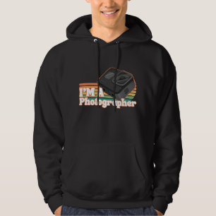 Ik ben fotograaf,  kleurrijke fotograaf hoodie