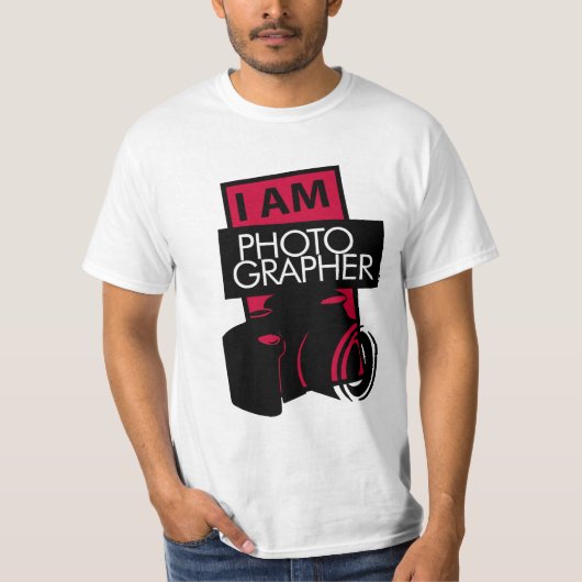 ik ben fotograaf t-shirt (Voorkant)