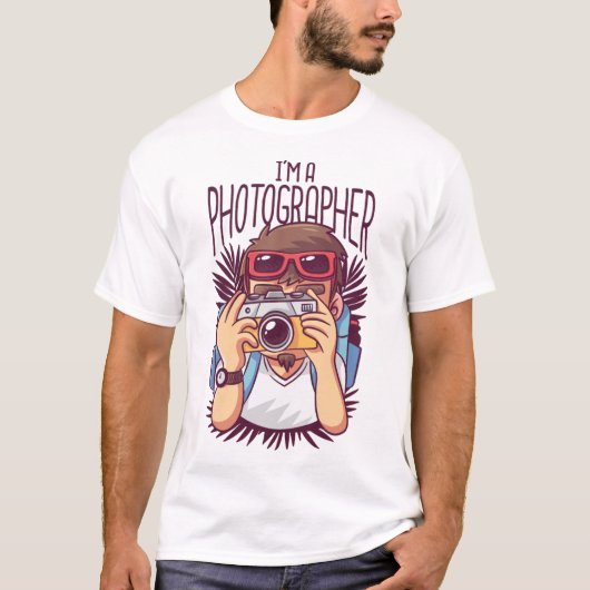 Ik ben fotograaf t-shirt (Voorkant)