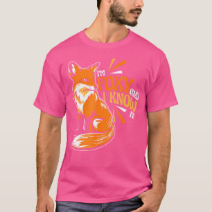 Ik ben Foxy en ik ken het Red Fox Canidae Caninae T-shirt
