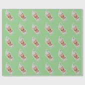 Ik ben Frappe-tastic | Frappe met slagroom Cadeaupapier (Vlak)