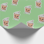 Ik ben Frappe-tastic | Frappe met slagroom Cadeaupapier (Hoek)