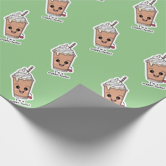 Ik ben Frappe-tastic | Frappe met slagroom Cadeaupapier (Hoek)