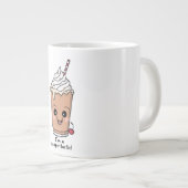 Ik ben Frappe-tastic | Frappe met slagroom Grote Koffiekop (Voorkant rechts)