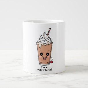 Ik ben Frappe-tastic   Frappe met slagroom Grote Koffiekop
