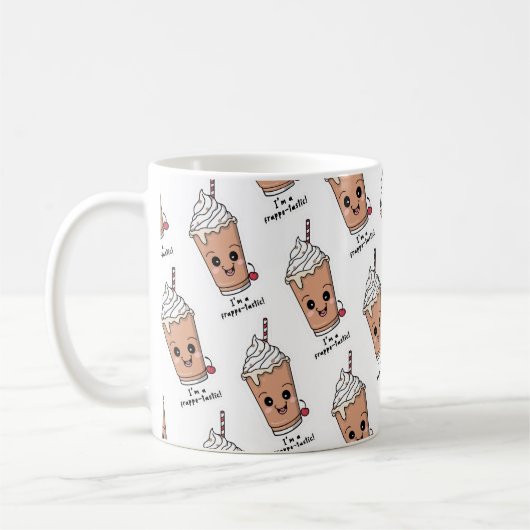 Ik ben Frappe-tastic | Frappe met slagroom Koffiemok (Links)