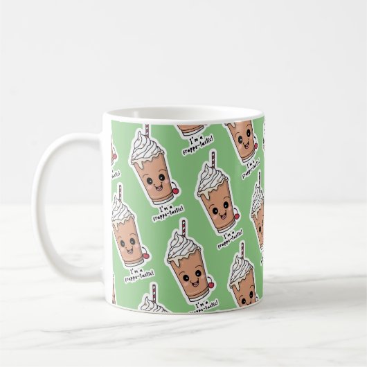 Ik ben Frappe-tastic | Frappe met slagroom Koffiemok (Links)