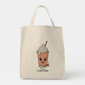 Ik ben Frappe-tastic | Frappe met slagroom Tote Bag (Achterkant)