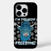 Ik ben Freakin' Freezing Highland Koe Pullover Case-Mate iPhone Case (Achterkant)