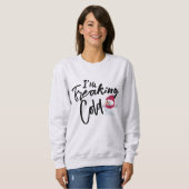 Ik ben Freaking Cold, Funny Sweatshirt Hoodie Snow (Voorkant volledig)