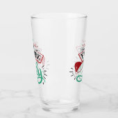 Ik ben Freaking Jolly | Funny Festive-kerstreck Glas (Links)