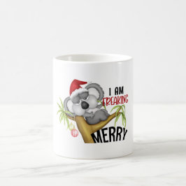 Ik ben freaking vrolijk - Kerst Koala Koffiemok