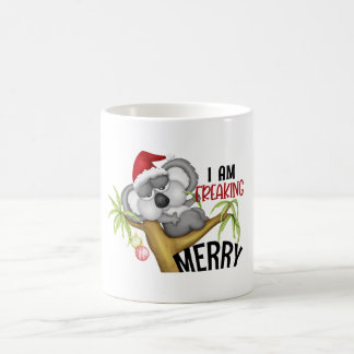 Ik ben freaking vrolijk - Kerst Koala Koffiemok