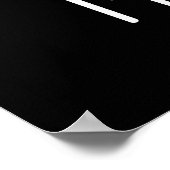 Ik ben Fried Funny Tempura Sushi Pun Dark BG Poster (Hoek)