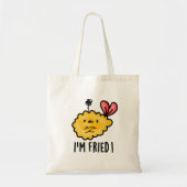 Ik ben Fried Funny Tempura Sushi Pun Tote Bag (Voorkant)