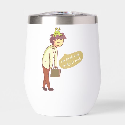 Ik ben fris en ik ben klaar om te werken (Voorkant)