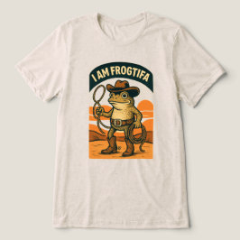 Ik Ben Frogtifa Cowboy – Grappige Kikker Meme Tri-Blend Shirt