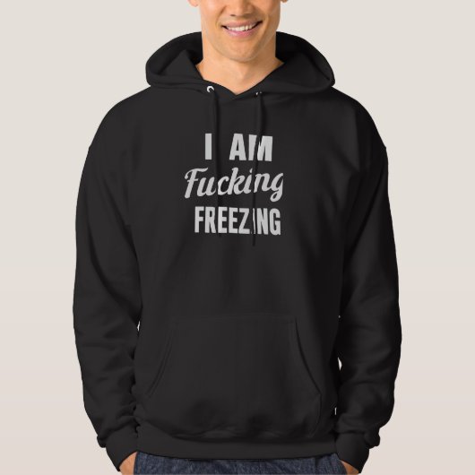 Ik ben fucking verkleumd hoodie (Voorkant)