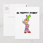 Ik ben  Funny Tshirts en Gifts Briefkaart (Voorkant / Achterkant)