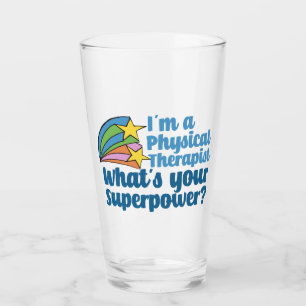 Ik ben Fysieke Therapist wat Uw Superpower PT is Glas
