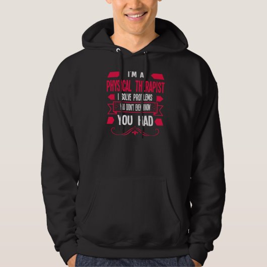 Ik ben fysiotherapeut 1 hoodie (Voorkant)