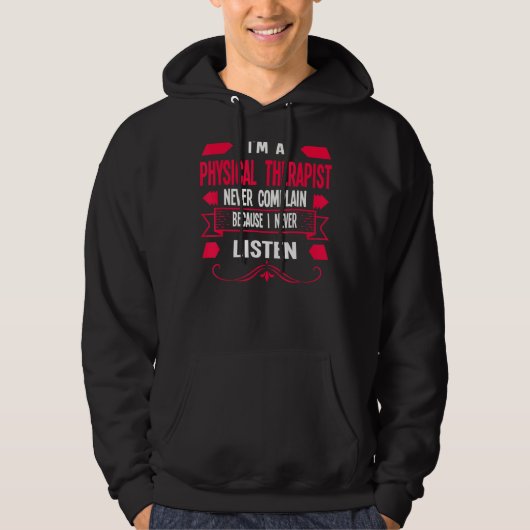 Ik ben fysiotherapeut 2 hoodie (Voorkant)